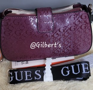 Guess meroon handbags